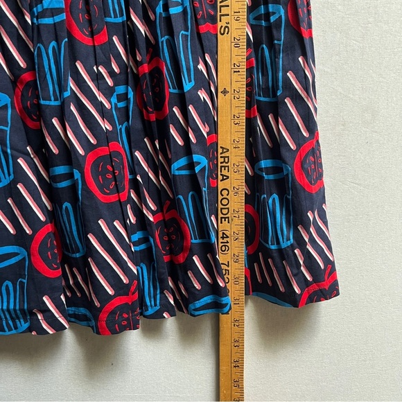 NWT Catimini printed Kids Cotton Dress Sz 12 - Picture 8 of 11